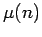 $ \mu(n)$